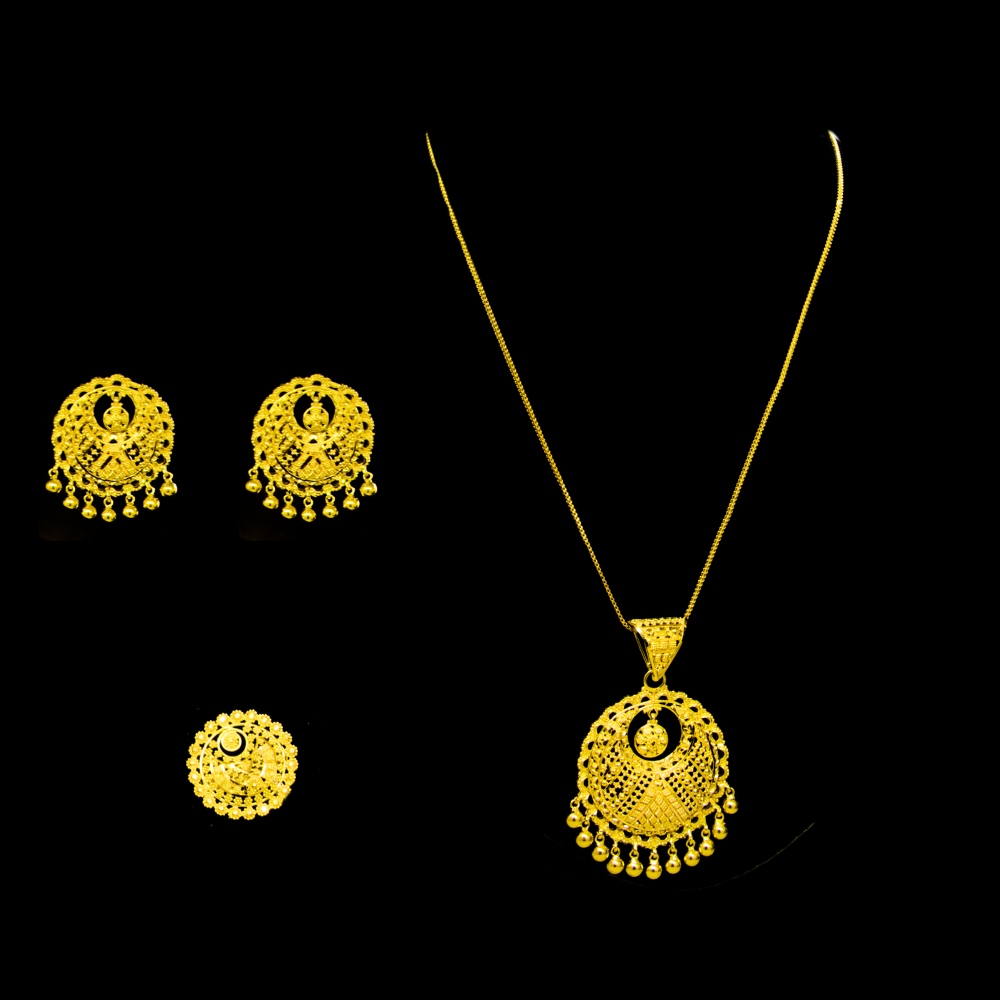 22K Gold Necklace Set